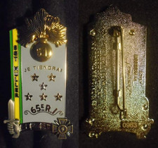 INSIGNE MILITAIRE – 370° PROMO ENSOA-SGT MULLER-BOUS-G 5880 MATRICULÉ 963