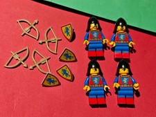 Lot 4 chevaliers Lion Lego &