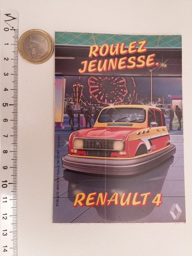 Autocollant renault roulez - 4l,