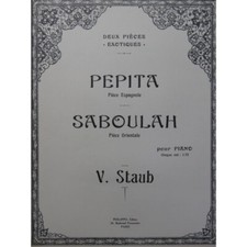 Staub victor saboulah piano - staub,