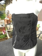 BUSTIER CORSET GÊPIERE BRODE BRILLANTS M BE