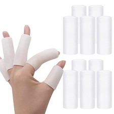 10 PCS Doigts en Silicone Gel de Protection pour Doigts Support pour des Doig...