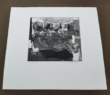 GRAVURE EAU FORTE ABSTRAITE