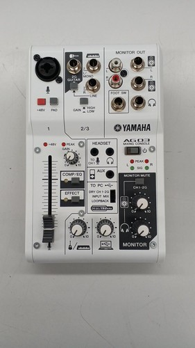 Yamaha ag03 channel - 3-channel, usb
