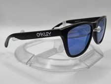 Oakley Frogskins Matte Black / Violet Iridium Rare Collector Vintage 