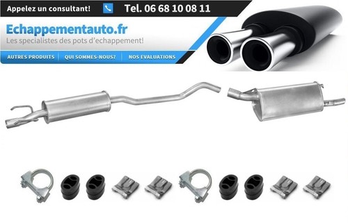 échappement opel corsa - Échappement, b