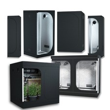 Growbox Growzelt Indoor Zuchtzelt Lichtdicht Hochreflektiv Différentes Tailles