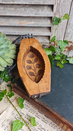 Ancien moule beurre bois - ancien,