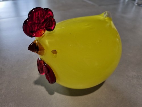 Belle poule verre soufflé - en,