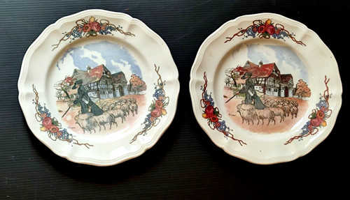 Assiette dessert faience - 2, a