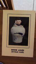 TINTIN HERGE CARTE DE VOEUX