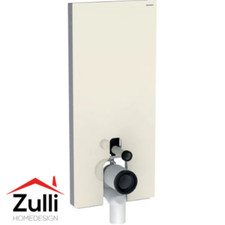 Module sanitaire Geberit Monolith Plus pour WC BTW, 114 cm. Verre blanc, alum...