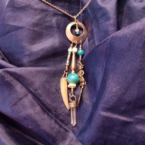 Collier fétiches amérindien - fétiches,