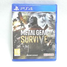 METAL GEAR SURVIVE KONAMI JEU CONSOLE PLAYSTATION 4 PAL FRA PS4