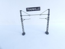 JV PORTIQUE EN METAL EN TREILLIS POUR CATENAIRE 1500 VOLTS (120 MM)