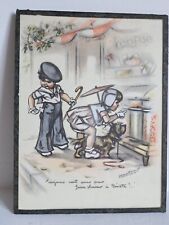 CADRE GERMAINE BOURET  " toujours cent sous pour faire plaisir à Nénette "  