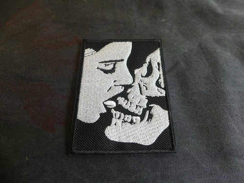 écusson brodé face skull - brodé, &