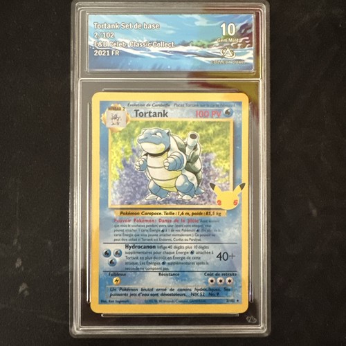 Carte pokémon tortank - carte,