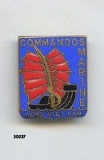Insigne , Commando  Marine / NVN. , ( 61 - 64 et 65 )