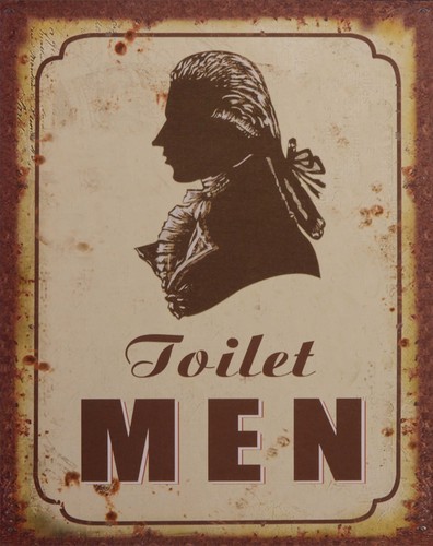 Assiette étain toilettes - assiette,