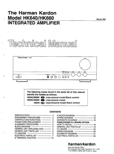 Service manuel instructions - service,