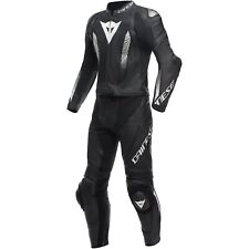 Dainese Laguna Seca 5 Combinaison De Moto Pour Hommes 28 Deux Pièces Noir-Blanc