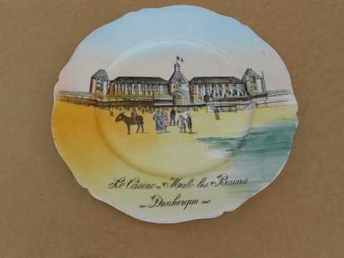 Assiette décorative casino - assiette,
