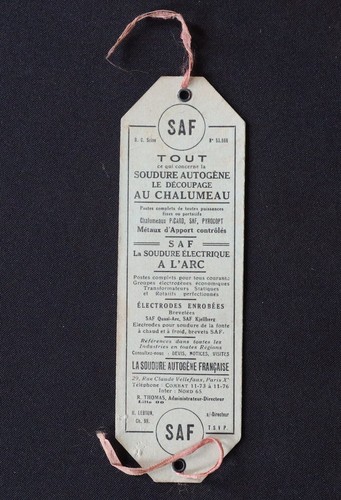 Marque page publicitaire saf - marque-page,