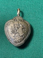 Ancien hochet en argent massif panier et fleurs début 19 ème