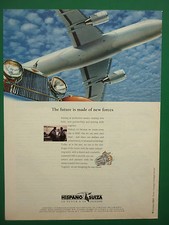 11/1993 PUB HISPANO-SUIZA COLOMBES CIGOGNE INVERSEUR NACELLE ORIGINAL AD