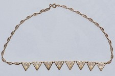Collier draperie ancien or