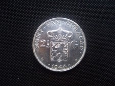 2 1/2 gulden Wilhelmina 1944D (ARGENT)