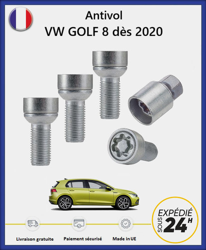 Ecrous antivol roues - ecrous, haute