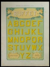 ENSEIGNES ART NOUVEAU