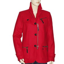 CHIPIE caban rouge drap de