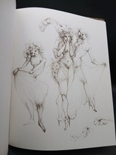 Léonor FINI / Jean-Claude Dedieu - Fêtes Secrètes, dessins - 1978