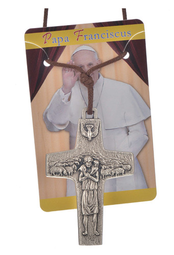 Crucifix bon pasteur pape - crucifix,