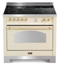 Lofra Dolce Vita Rbig96Mft/5I Cuisine 90X60 Ivoire 5 Zones Four Multifonction