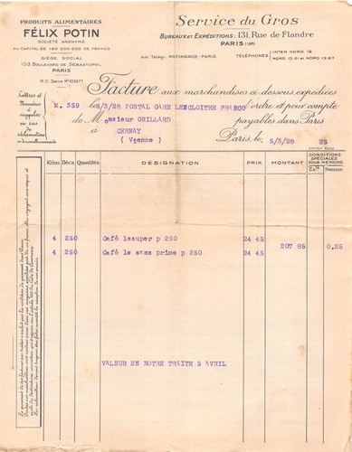 1928 produits alimentaires - 1928,