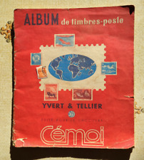 ALBUM de TIMBRES-POSTE " YVERT TELLIER " edité pour le chocolat " CEMOI "