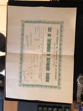 diplôme école normale de stenotypie et de secrétariat paris 1961