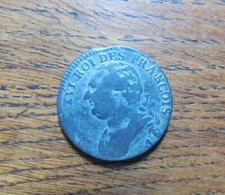 Pièce Louis XVI 12 deniers dit "au faisceau", type FRANCOIS, 1791 Paris