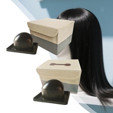 Boîte de rangement pour perruques, bac de rangement en toile pour armoire,