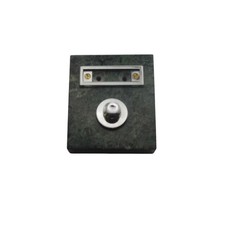 Sonnette carré en marbre vert