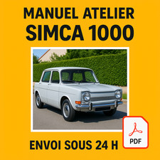 Manuel Atelier Simca 1000
