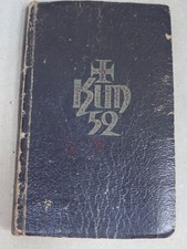 Ancien agenda carnet  calendrier Scout Jamborée  KIM 1952 Jean Girault de Nolhac