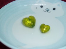 Lot de 2 coeurs en véritable