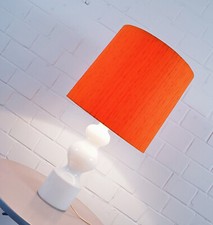Lampadaire XXL en verre opalin