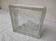 Lot de 6 Briques de verre  19 X 19 X 8,5 cm