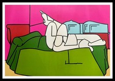 Valerio ADAMI : Intérieur II, lithographie originale 1970